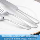 24 Pcs Teaspoons Set, Food Grade Stainless Steel Tea Spoons, Durable Small Spoons, Metal Dessert Spoon, Spoon Silverware for Home, Kitchen or Restaurant, Mirror Polished & Dishwasher Safe, 6.7-Inch