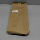 2 Pack Power Strip Surge Protector Flat Plug - 6 Widely Spaced Outlets 4 USB Charging Ports, 2100J/10A with 6Ft Long Extension Cord, Overload Surge Protection, Wall Mount for Home Office (White)