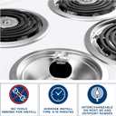 ELECTRIC RANGE BURNER ELEMENT SENSI-TEMP COIL - 8
