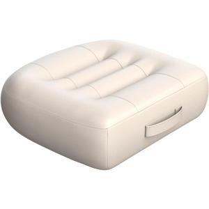 Adult Car Booster Seat Cushion/office chair cushion with Carry Handle Angle Lift Seat Cushion Imitation PU breathable fabric More comfortable and beautiful,for/car/office/wheelchair seat cushion/milky
