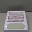 CoFashion Nail Dust Collector for Acrylic Nails Vacuum Machine, 80W Adjustable Vacuum, Electric Nails Filter for Manicure Nail Fan Dust Collector