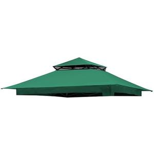 Forest Green Gazebo Replacement Cover Compatible with Mastercanopy 13x13 Pop Up Gazebo Frame,This Particular Replacement Cover Will Not Fit Any Other Models