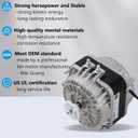 YZF18-25 Fan AC Motor 120V 18W 1.01A 60Hz Shaded Pole Condenser Motor Replace YZF10-20 YZF6-13 W0301905 for Refrigeration Equipment Radiator Evaporator Freezer, Small Ventilation Equipment 1550rpm