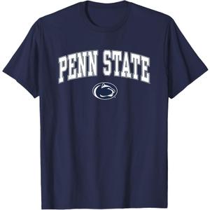 Penn State Nittany Lions Arch Over Navy Officially Licensed T-Shirt, Size XL