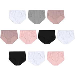 Hanes Women's Lightweight Mesh Briefs 10-Pack, Brief Underwear for Women, Cool Mesh Panties XL