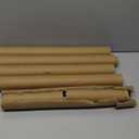 12 PCS Cardboard Tubes for Crafts, Two Size Brown Toilet Paper Empty Rolls Round Thick Tubes for Classroom Family Handmade DIY Art Projects, 1.37x15.7 Inch and 1.77x15.7 Inch