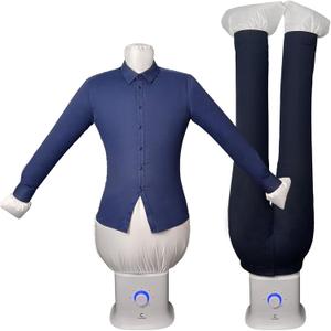 Automatic Hot Air Dryer & Iron Machine, Smart Design with 8 Temperature Settings for Clothes, Shirts & Pants Etc, Portable Hands-Free Wrinkle Remover with No Water Plumbing Required