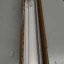 ShadesU Cordless Zebra Blinds Roller Shades, White, 24" W x 72" H