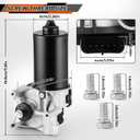 Windshield Wiper Motor Front Wiper Motor Fit for Ford F-150 1997-2003 F-250 1997-1999,Contour 1995-2000, Escape 2001-2007, Excursion 2000-2001, Expedition 1997-2002#1C3Z17508AA 1L2Z17508AB