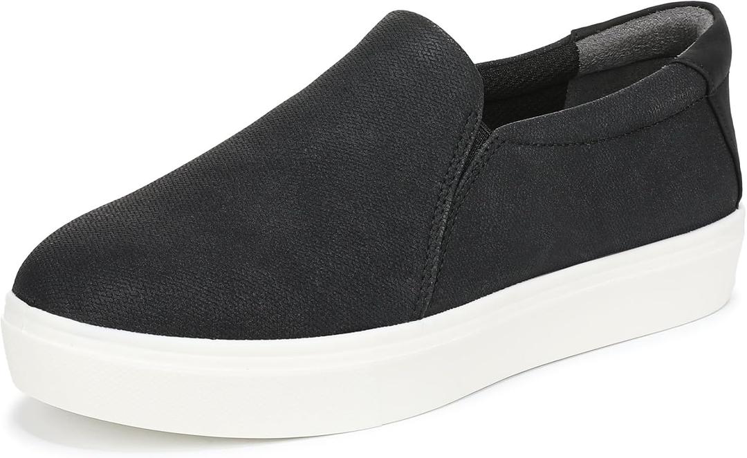Dr. Scholl's Women's Madison Cloud Sneaker Black Smooth 8.5 M