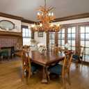 Deer Antler Chandelier with Adjustable Chain - 12 Light Farmhouse Antler Chandeliers Deer Horn Lamp for Dining Room, Kitchen, Living Room, Bedroom, Bar, Cafe, and Cabin for High Ceilings