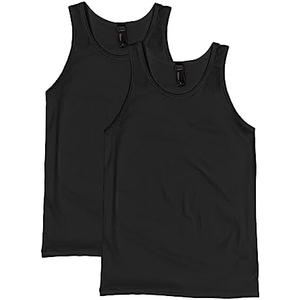Hanes Men’s Performance Tank, X-Temp Moisture-Wicking Tank Top, Solid Colors, 2-Pack size M