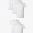 Men's Performance Undershirt, X-Temp Moisture-Wicking Crewneck, White 5-Pack Size Medium, White 