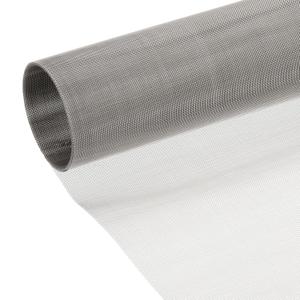PATIKIL 40 Mesh Woven Wire Mesh 15.7" x 47.2" (120 x 40cm) 304 Stainless Steel Filter Screen Sheet for Industrial Machinery Filtering Powder Fine Particles, 0.45mm Hole