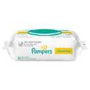 Pampers Baby Wipes Sensitive Perfume Free 1X Pop-Top Pack 84 Count