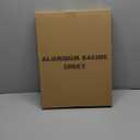 Commercial Quality Baking Sheet Pan Set, Natural Aluminum Cookie Sheet, Umite Chef Warp Resistant Baker's Half Sheet Pan, Large Thick Cookie Tray Pans for Baking, Roasting(2 Pack, 18X13In)