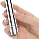 Cordless Handheld Mini Massager for Face, Finger, Neck, Shoulder, Electric Back Massage, Massage Stick Tool for Relaxion (Sliver)
