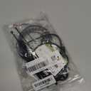 Mellbree Heated Shield Cord, Snowmobile Helmet Heated Shield Cord Replacement Electric Shield Wire Tight Hook Up A Heated Shueld (Kit)