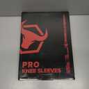 Iron Bull Strength Knee Sleeves for Powerlifting (7mm) - Weightlifting Knee Compression Sleeve for Squats - Knee Brace Support for Gym, Workout, Fitness (2X-Large)