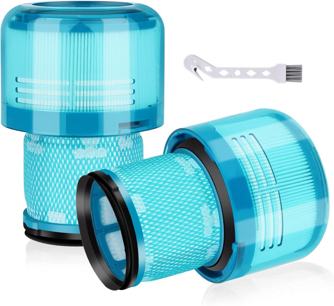2 Pack Filter Replacement for Dyson V15 Detect, V15 Detect Absolute, V15 Submarine, V15 Detect, V11 Animal Vacuum Cleaner,Replaces Part No. 970013-02