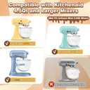 Ice Cream Maker Attachment for KitchenAid Stand Mixer, Compatible with KitchenAid 4.5/5QT/6QT accessories and attachments, 2 Quart for kitchenaid mixer attachments Frozen Yogurt/Gelato Maker