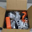 Ronlap Workbench Casters Wheels Kit 920 Lbs Capacity Retractable Casters Set of 4 Heavy Duty Side Mount 3" Lifting Caster Work Table Tool Bench Stepdown Castors Wheels 4 Pack