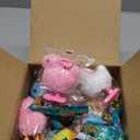 TOY Life Easter Eggs 12 Packs Filled with Wind Up Chicks and Plush Bunnies, Plastic Easter Eggs Toys Inside, Easter Filler with Wind Up Toys, Eggs for Egg Hunts, Easter Basket Stuffers for Kid Toddler