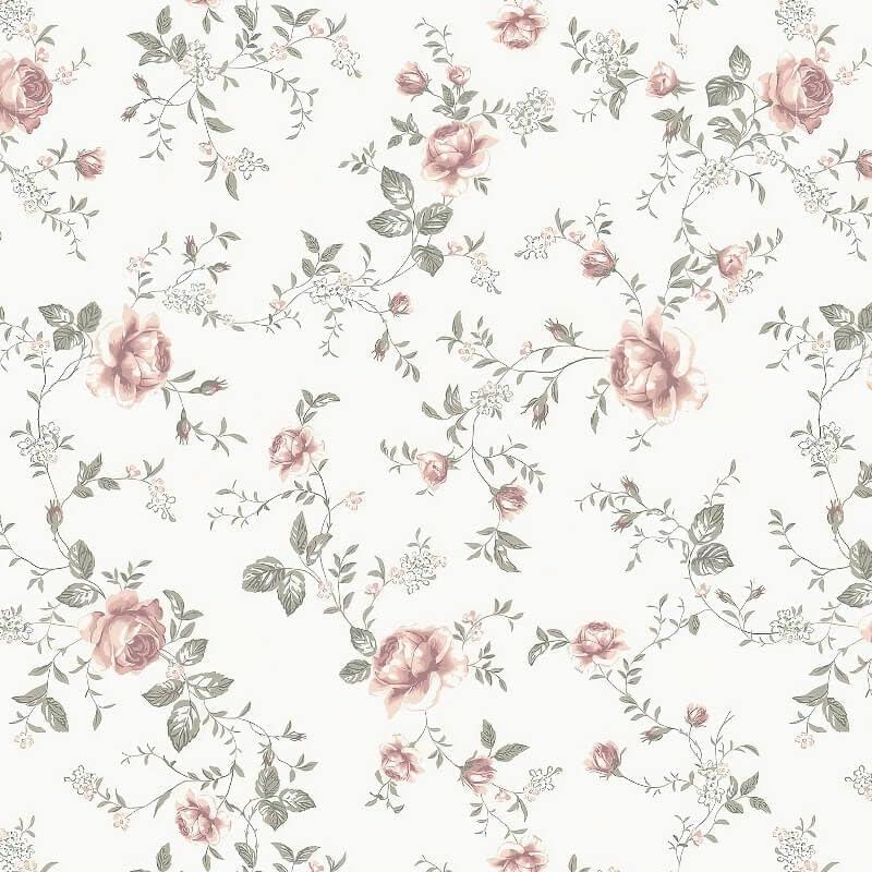 Floral Peel and Stick Wallpaper Boho Pink and Beige Wallpaper for Cabinets Vintage Rose Flower Contact Paper Waterproof Self Adhesive Removable Wallpaper for Bedroom Vinyl 16.1"197"