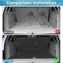 Mixsuper Cargo Liner for Ford Expedition/Lincoln Navigator 2003-2017 (Not fit EL or L Models), All Weather Trunk Mat Backrest Mat TPE Back Seat Cover Protector for Expedition/Navigator Accessories