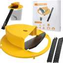 Mouse Trap Bucket Flip Lid Indoor Outdoor,Humane,Auto Reset 5 Gallon Bucket Compatible (Yellow-1)