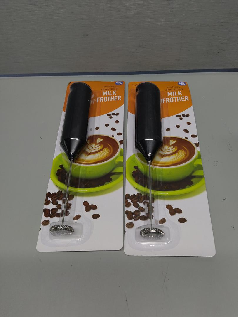 Electric Milk Frother 2 Pack