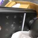 Veise VE018 Smart Knob Handle Lock - Fingerprint, App Control, Keyless Entry for Front Door and Bedroom, Electronic Digital Keypad, Auto Lock, Remote Access Sharing, IP55 Weatherproof, Matte Black