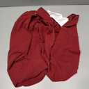 Stretch Armrest Covers (Set of 2)  Anti-Slip Spandex Jacquard Furniture Protectors for Chairs, Sofas & Recliners  Washable & Durable Slipcovers (Burgundy)