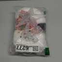 Snowman and Star Tree Topper with Lights Christmas Decorations,Unique Funny Xmas Plush Stuffed Snowflake Hat Snowman Hugger Decor and Battery Operated Colorful Star Tree Ornaments Red White