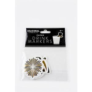 Seasonal Celebrations Paper Drink Markers