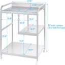 Fannova Large Printer & PC Tower Stand with Wheels for Home Office Storage