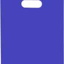 Choice Marts Merchandise Bags 100 Count Indigo Color 9" x 12" Bags 1.5 Mil Thick Glossy With Handles