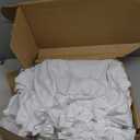 Homechoice Decor Thermal Insulated Blackout Window Curtains, 54" W x 84" L x 2 Panels, Boho Ruched Window Treatments with 3 Rows of Butterfly Flowers, Rustic Rod Pocket Drapes for Room, White (LQ-30)