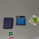 ASAFCASE for Samsung Galaxy Z Flip 6 and Z Flip 7 FE Case Wallet with Card Holder (3 Cards), Hinge Protection & Outer Screen Protector, Shockproof Rugged & Full Body Protective Wallet Cover 5G, Blue