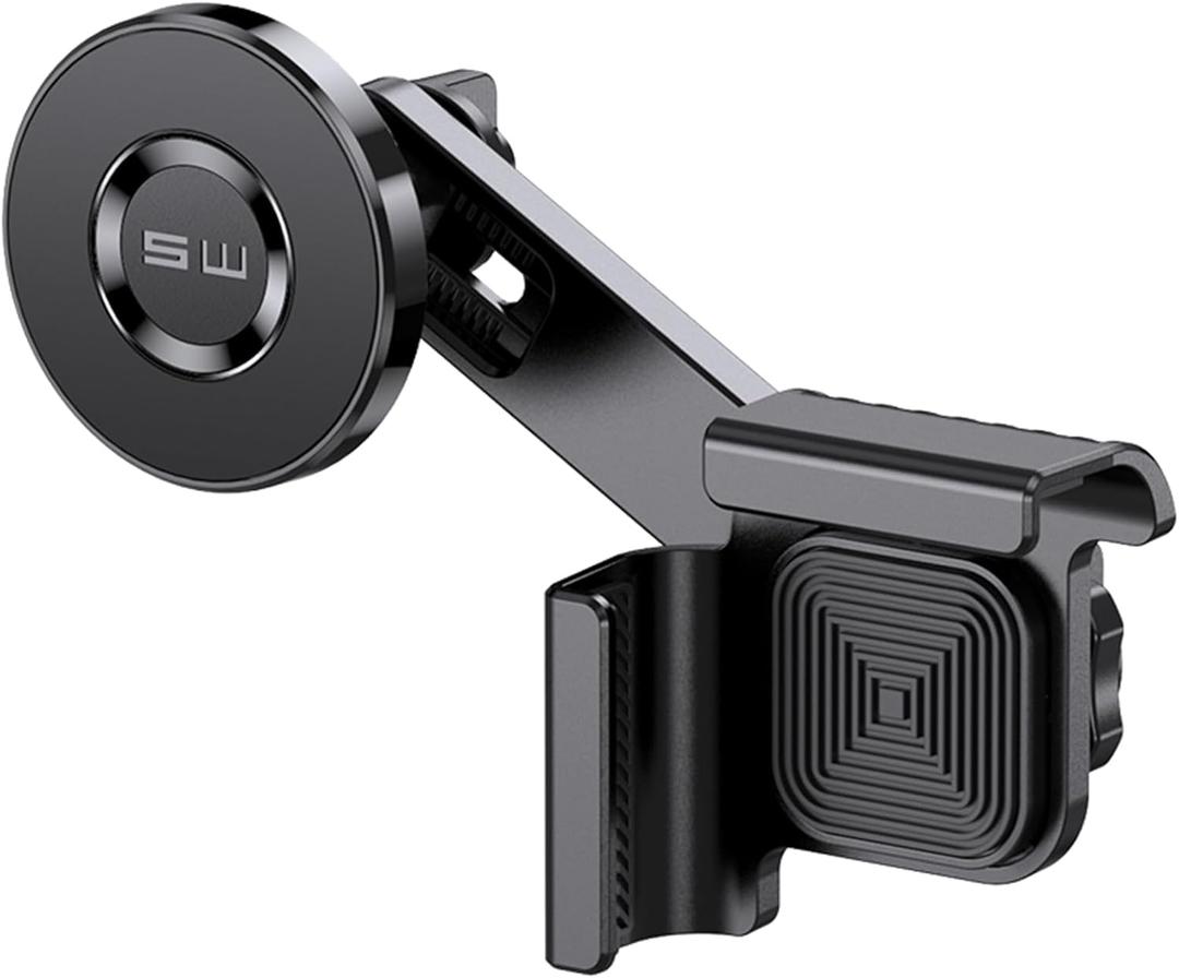 Tesla Phone Mount, MagSafe Strongest Magnet Power Magnetic Car Phone Holder Mount for Tesla 3/Y Accessories Fits for All iPhone & Android Phones - with Magnetic Ring