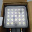 2 Pcs Cordless LED Work Light for Dewalt 20v Max Battery, 112W 11200LM Battery Light for Dewalt 20v Tools, Portable Outdoors Flood Lighting with USB & Type-C Charging Port, Low Voltage Protection