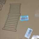 Wooden Freestanding Dog Gates, Foldable Wood Pet Gate Indoor, No-Painted Puppy Gate for Doorways, Stairs, 23" Height-2 Panels