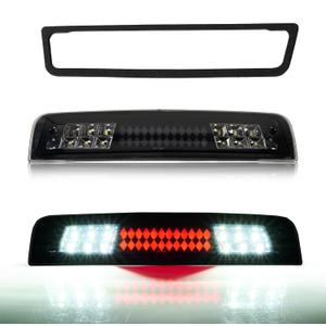 Third 3rd Brake Light for 2009-2017 Dodge Ram 1500/2010-2017 Dodge Ram 2500 3500, Sequential LED High Mount Stop Cargo Light, Rear Center Cab Tail Lights LampSmoke
