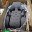 Respawn 110 Pro Ergonomic Gaming Chair with Footrest for Adults - Comfortable Office Gaming Recliner with Lumbar Support and Headrest, Racing Style Video Game Chairs for Computer Gamer - Gray Fabric, 28"d X 26.4"w X 51.2"h
