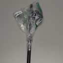 MIAOHUI Kitchen Rail with Hooks, Pan and Pot Hangers for Kitchen Wall Mount, Kitchen Utensil Rack with Removable S Hook, Aluminum (17.3inch_Black_5Hooks)