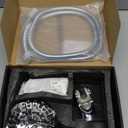 All Metal Bathtub Faucet with Sprayer 10 Settings, Tub Spout with Diverter Chrome