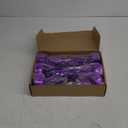 Crowye 6 Pcs Metallic Foil Spray Centerpiece Christmas Party Star Fall Table Decoration Table Decor for Birthday Party Season Holiday(Purple,Small Star)