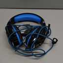 BENGOO G9000 Stereo Gaming Headset for PS4 PC Xbox One PS5 Controller, Noise Cancelling Over Ear Headphones with Mic, LED Light, 7.1 Surround Sound, Soft Memory Earmuffs for Nintendo Xbox Series X|S (Blue)