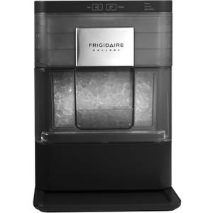 FRIGIDAIRE Gallery Countertop Crunchy Chewable Nugget Ice Maker, 44lbs per Day, Auto Self Cleaning, 2.0 Gen, Black