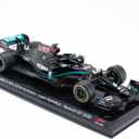 OPO 10 - 1/24 Formula 1 Miniature car Compatible with Mercedes-AMG F1 W11 Perfomance Lewis Hamilton Spanish GP 2020 - OR912